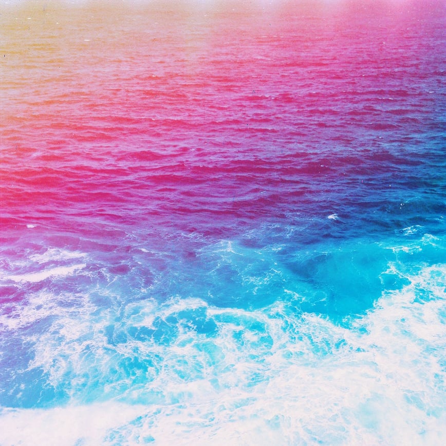 Colorful ocean